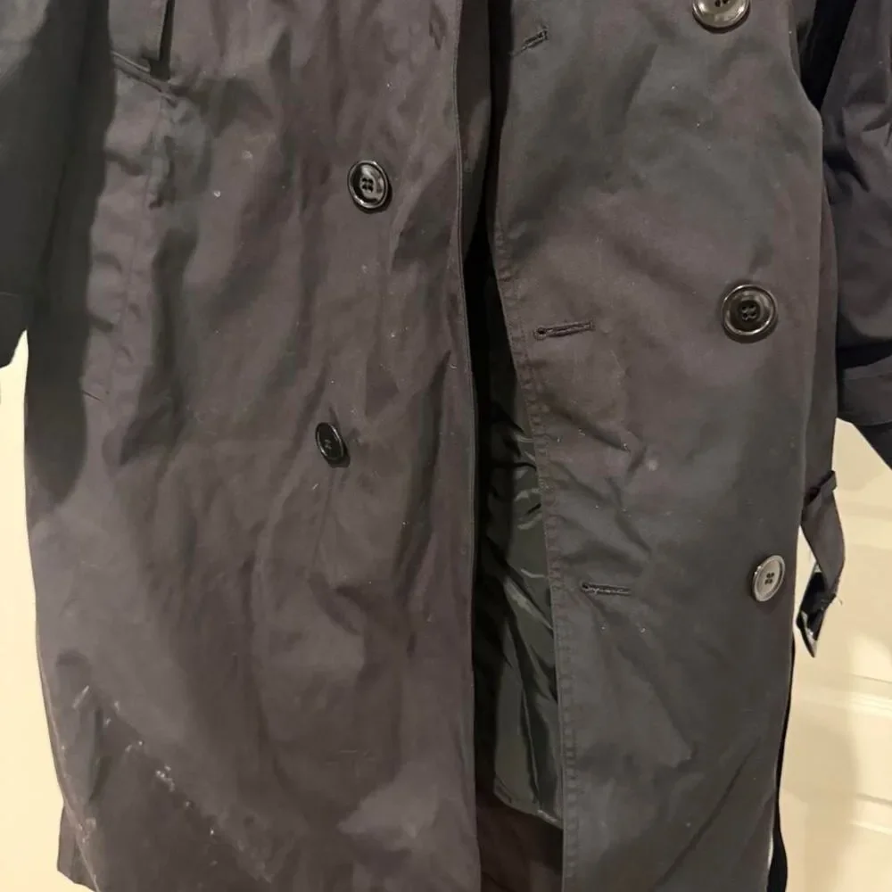 Garrison Collection 40R Men's Black and Navy Coat
